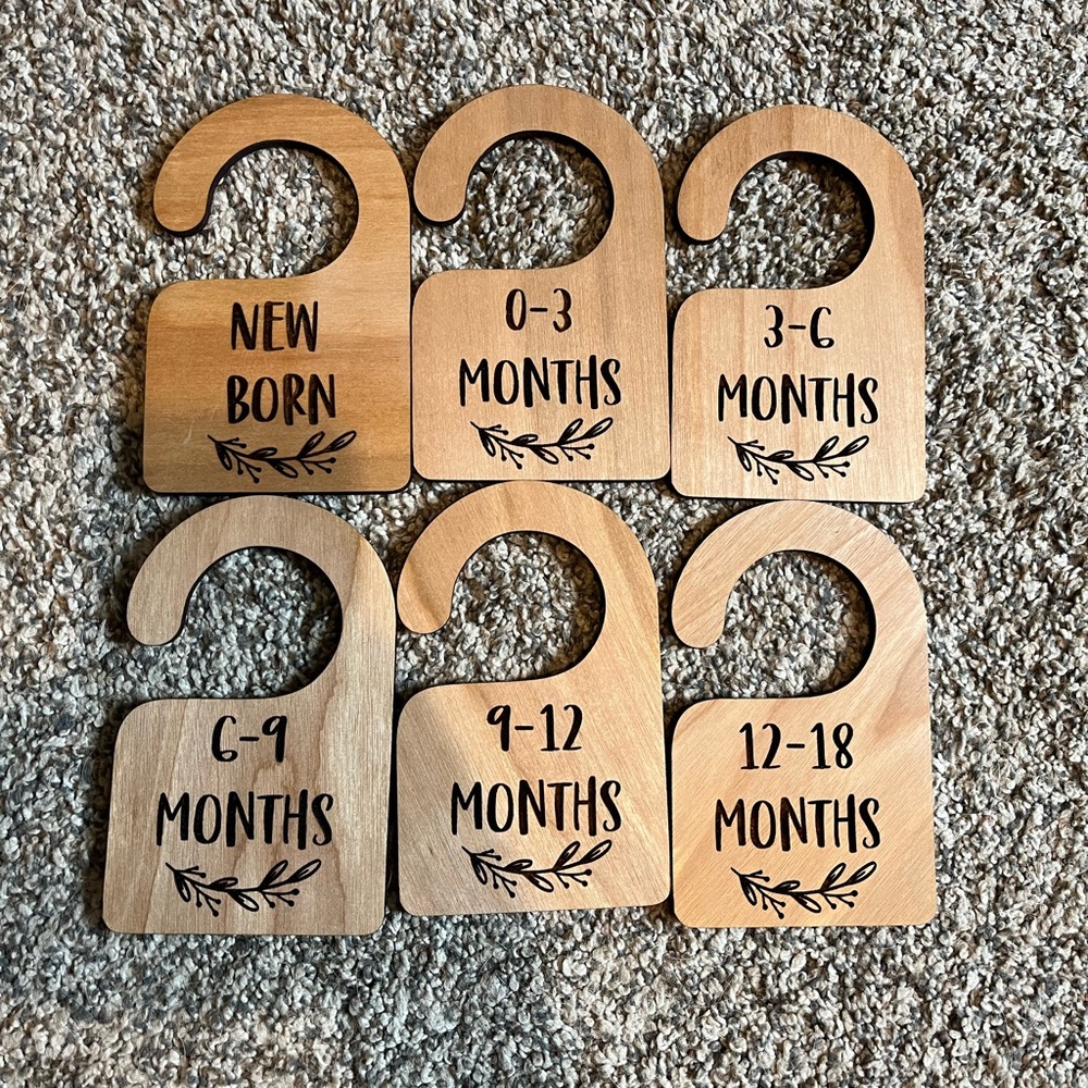 Wooden Baby Closet Dividers